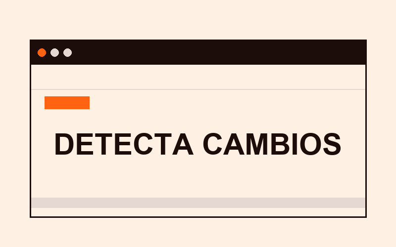 Automatic detection of changes in the original content