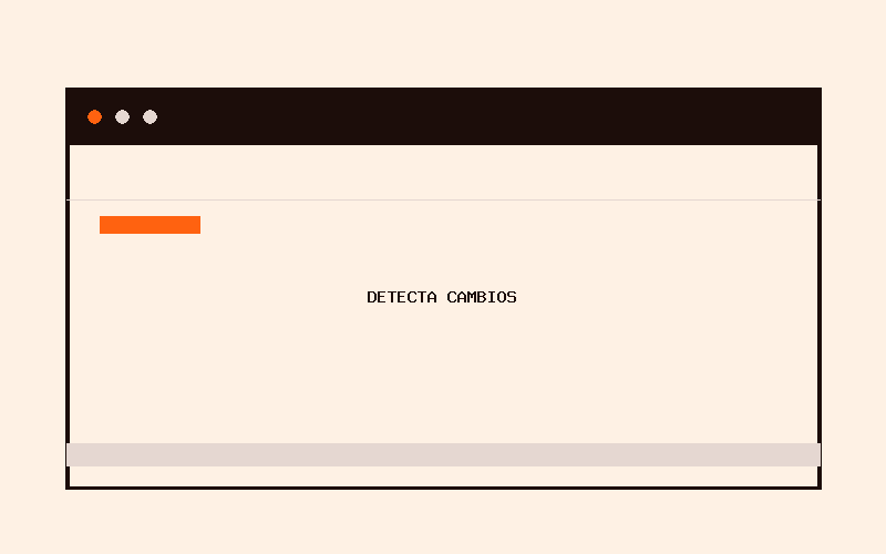 Detección automática de cambios en el contenido original